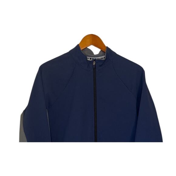 Pearl Izumi Jacket Men Large Blue Mountain Bike Bicycle Cycling Outdoor Full Zip - Picture 2 of 7